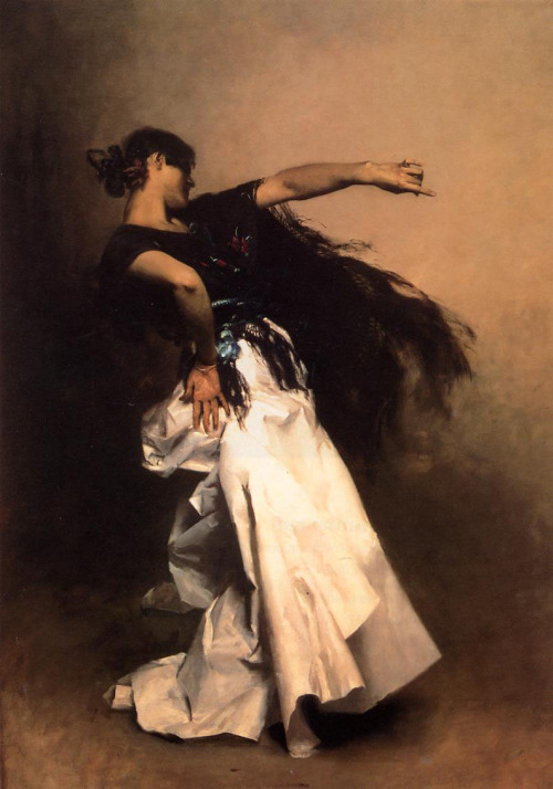 1. El Jaleo is a large painting by John Singer Sargent, depicting a Spanish Gypsy dancer performing 