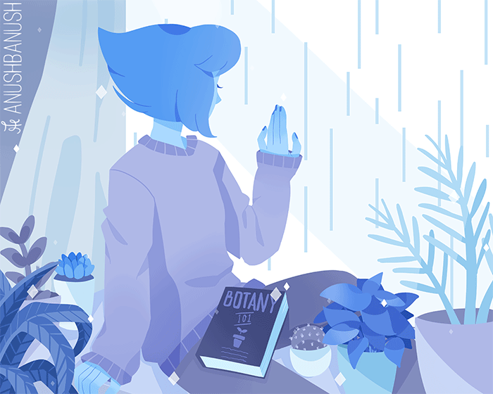 anushbanush:  Lapis and some plants