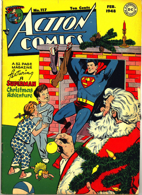 retrogasm:  If Santa can do it so can Superman…