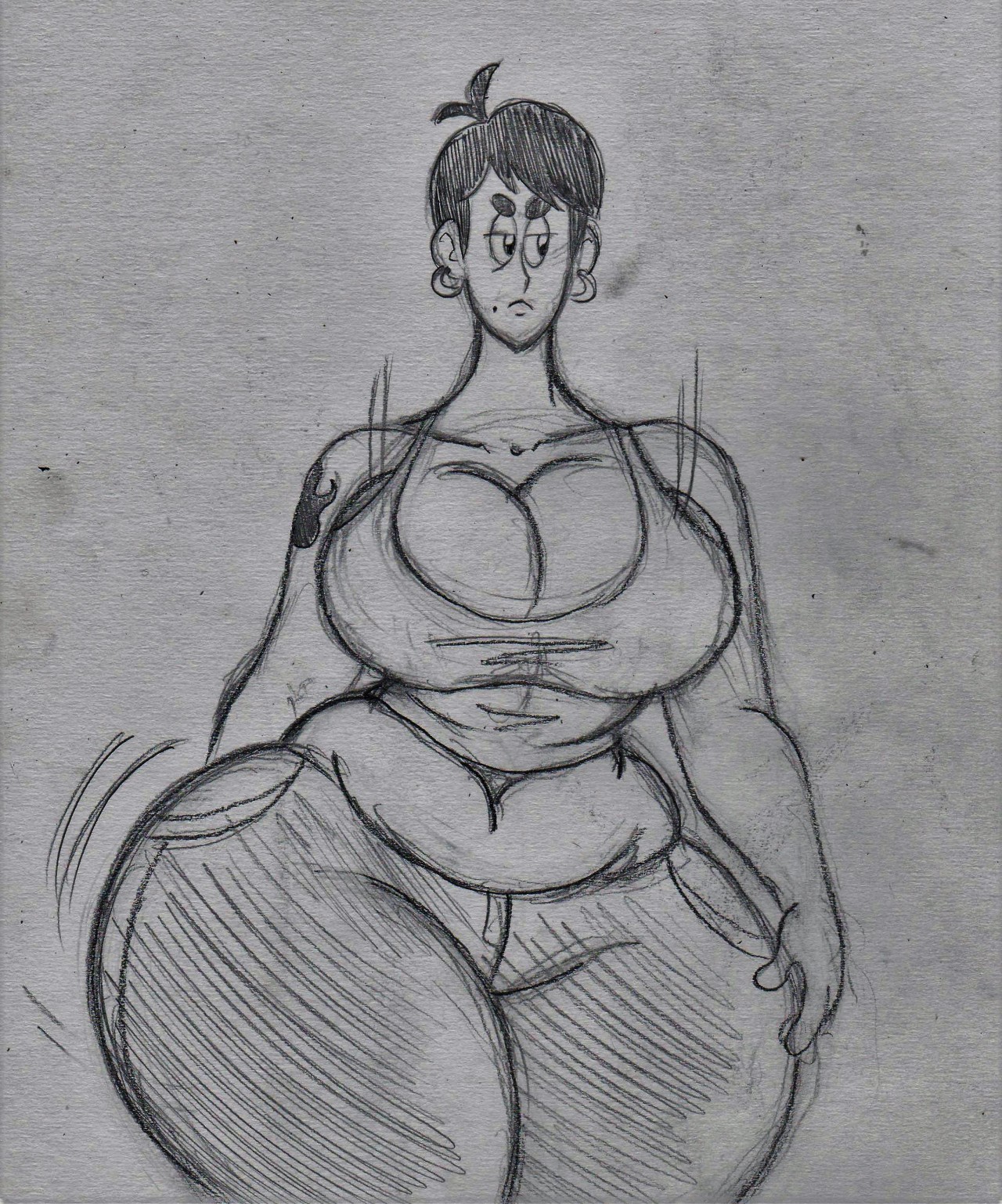 wappahofficialblog: Mommy walks. Just doodled some exaggerated walking.  I just love