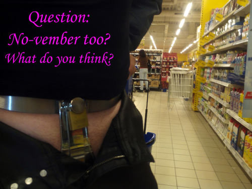 Locktober is going to the end, No-vember is in front of us.The Chastity belt challenge ordered me th