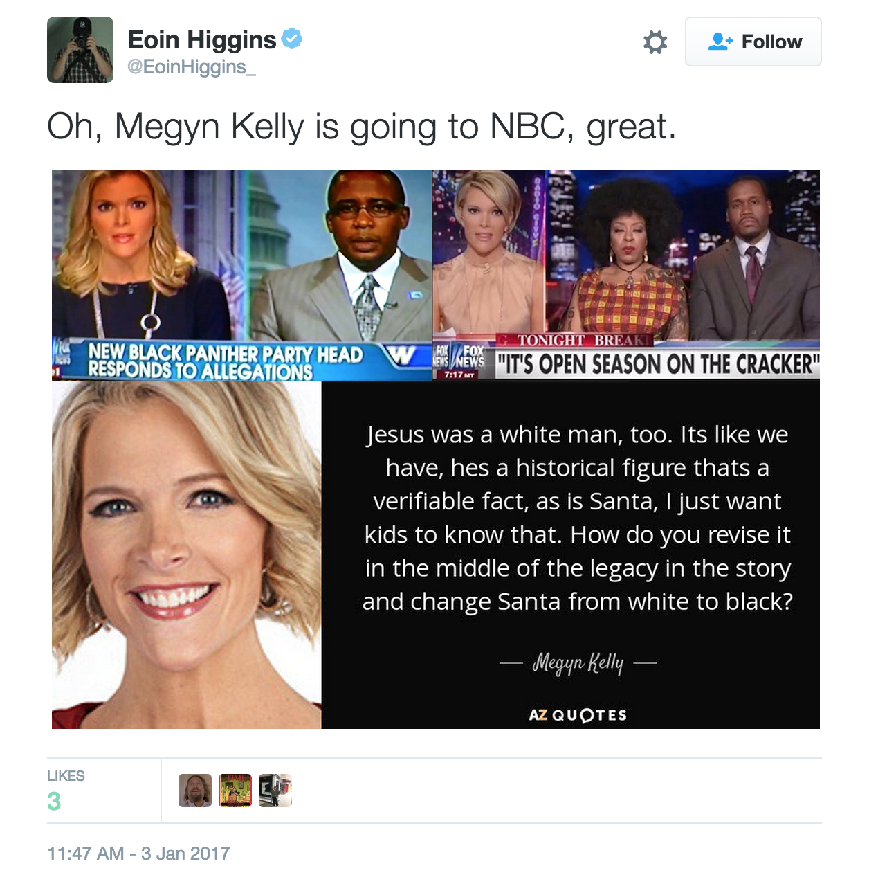 mediamattersforamerica: New NBC hire Megyn Kelly built her career on race-baiting,