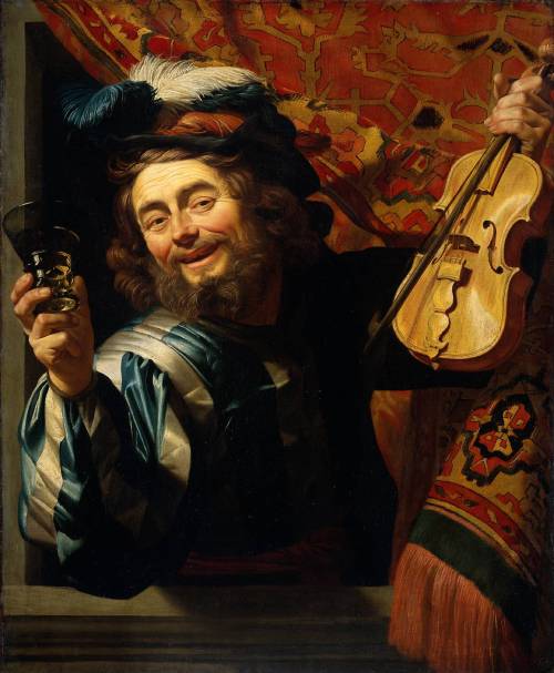 The Merry Fiddler, Gerard van Honthorst, 1623