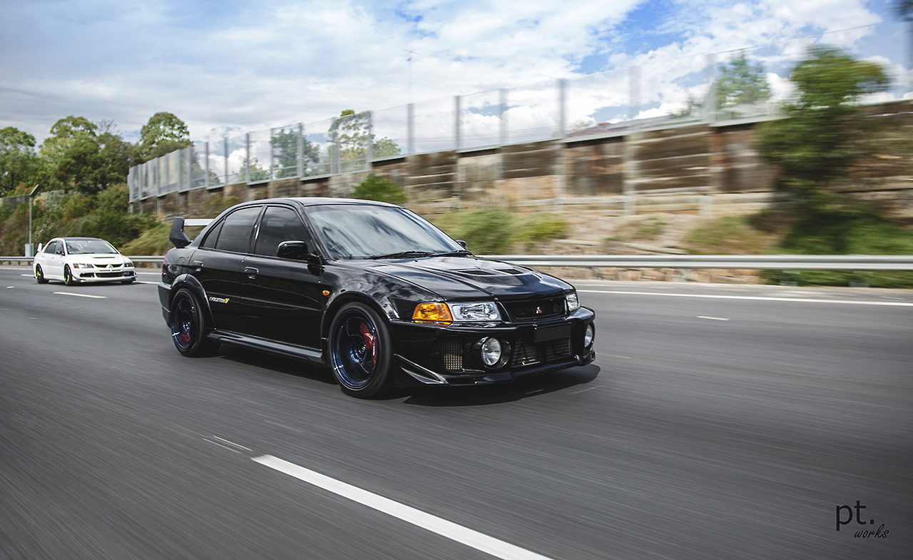 ptw0rks:  evo’s… roll out!