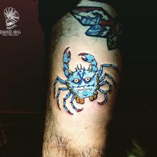 Japanese Crab Tattoo by Alessio Ricci  Remington Tattoo Parlor