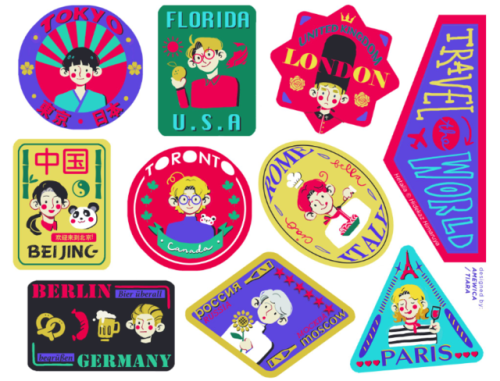 ★ NEW HETALIA STICKER SET! ★ Alfred got the entire state of Florida because WHY NOT UP ON MY ETSY! y