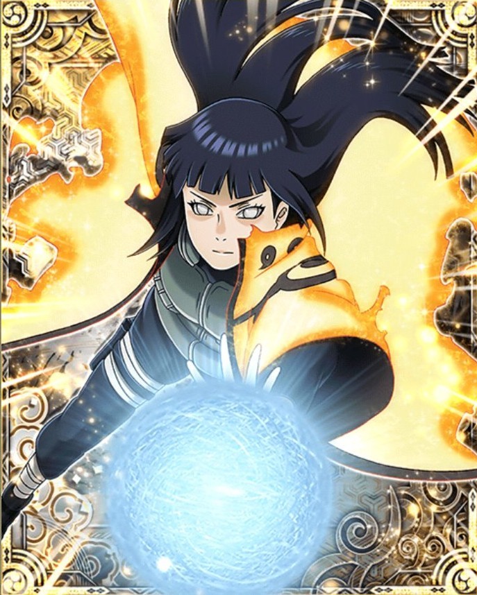aikawaiichan:  Hinata with Naruto Coat and Rasengan