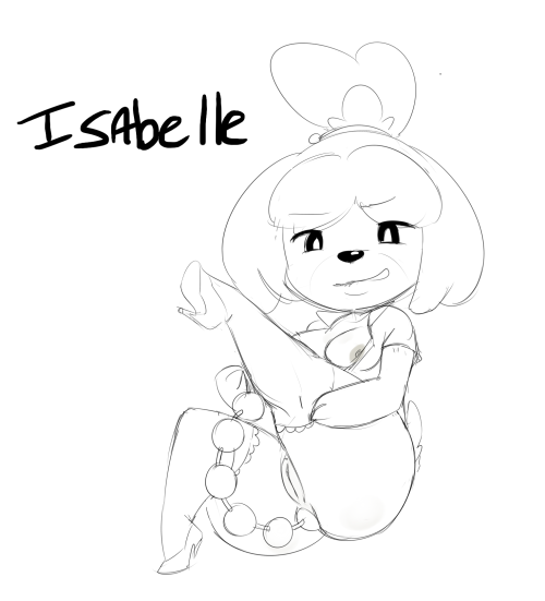whackyscissors:  So I did some characters from that Animal CrossingThere was some neat suggestions, I ended up choosing these three:Isabelle was gonna be Imminent, I mean she’s everywhere, and its only natural for me to draw her. and I secretly love
