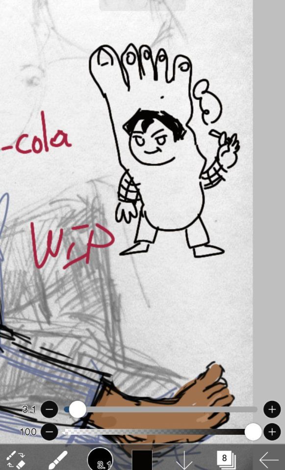 Oh To Be Listening To Depeche Mode And Going Insane Drawing Feet-benny