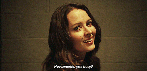 asleepinawell:Yeah, sure, Root. Maybe someday.