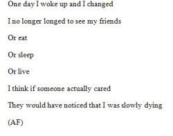 su1cidal-ideation:  Black and white suicidal/self harm/depression blog. Follow me I follow back similar. :)