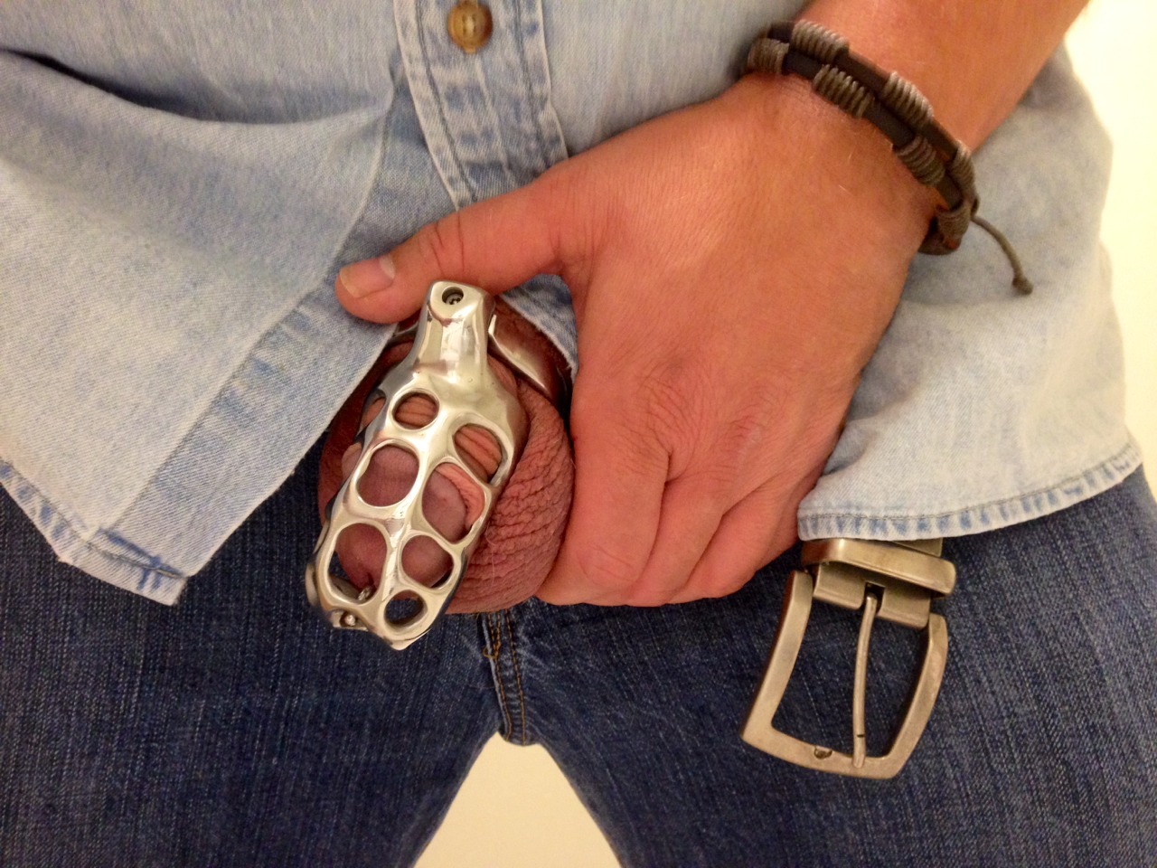 locked24-7:  doasyouretold:  Not every guy locked in chastity is a sissy.  Just sayin’.