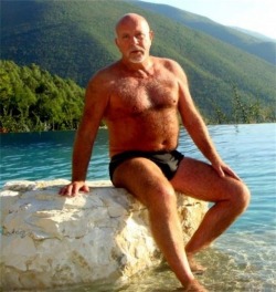 old man sexy speedo