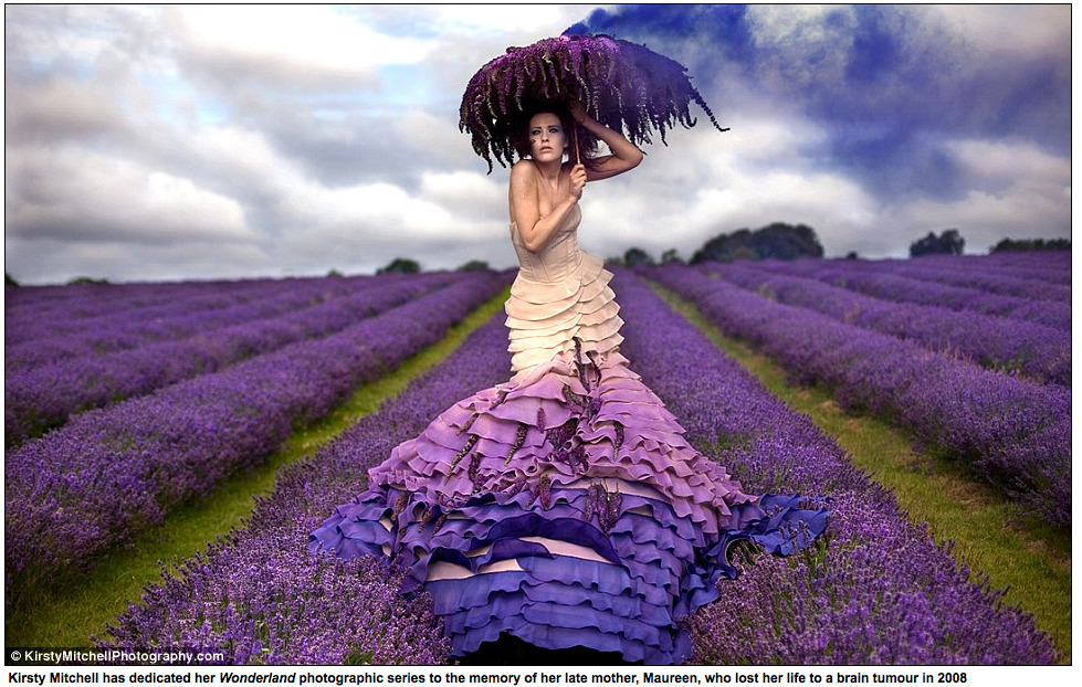  Kirsty Mitchell’s late mother Maureen was an English teacher who spent her life