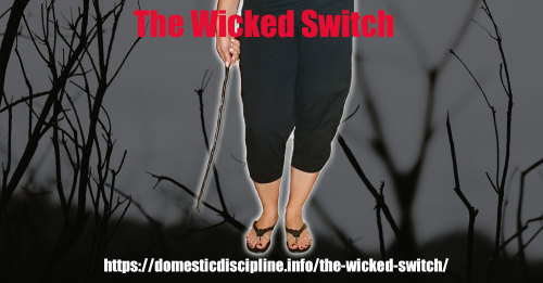 New blog post about the most evil implement in our house. domesticdiscipline.info/the-wicked