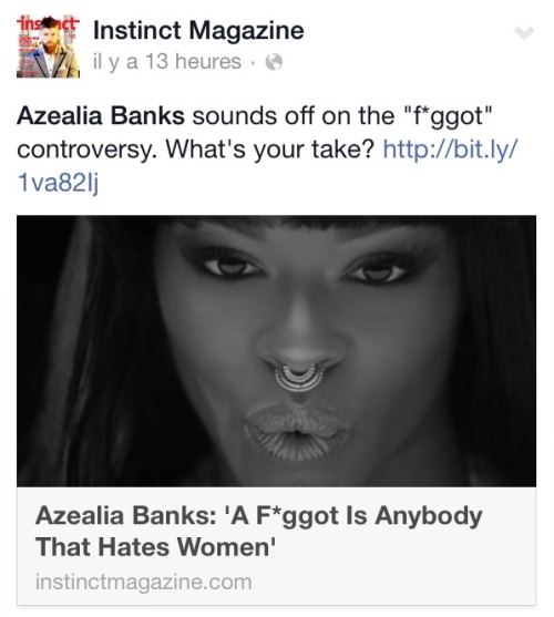 thxrsdxy:starslicer:  solarsenpai:  antwonnybey:  soundlyawake:  surprisebitch:    I want to support her so bad but she makes it so hard  Noooooo…   just right when you said something good for onceyou do this  she was better off just saying “A faggot,