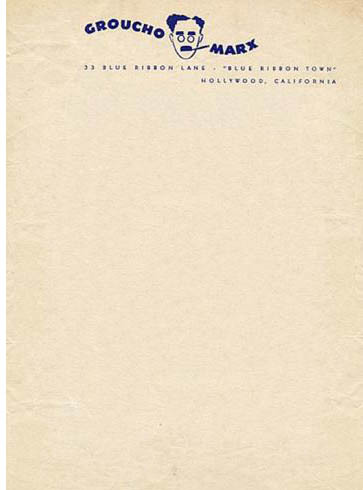 Personal Letterheads:  Muhammad Ali, 1970s | Freud, 1900 | Ray Charles | Johnny Cash, 1965 | James D