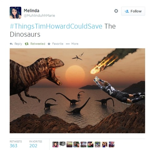 Porn almeida-o-bigodes:  Some of the best #ThingsTimHowardCouldSave photos