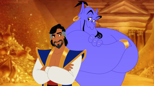 thenamelessdoll:I recently watched all 3 Aladdin movies and I am now living for Cassim and Genie as 