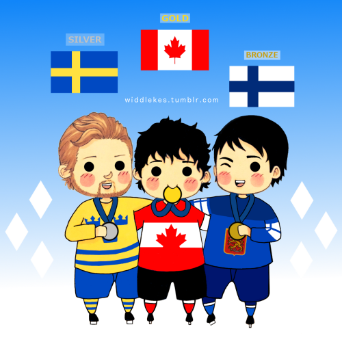 widdlekes: Congratulations Team Canada, Team Sweden, and Team Finland for your exemplary performance