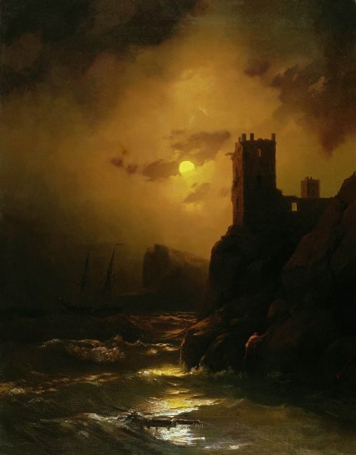 papierowy-ksiezyc:  Tower by Ivan Aivazovsky