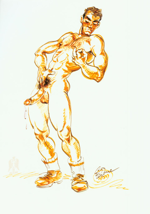 Fantasy of Action 36 - by Ed Cervone - This is from a retrospective of his work.Read an extremely fa