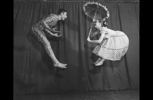 Dancers Emily Frankel and Mark Ryder, Vishniac Portrait Studio, New York, early 1950s. Photographed 