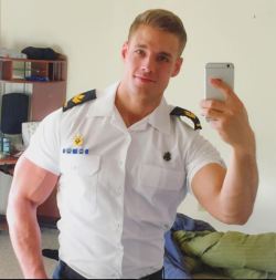 fitness-motivation-quotes:  In my uniform: Billy HustonInstagram: https://www.instagram.com/billyhugeston/