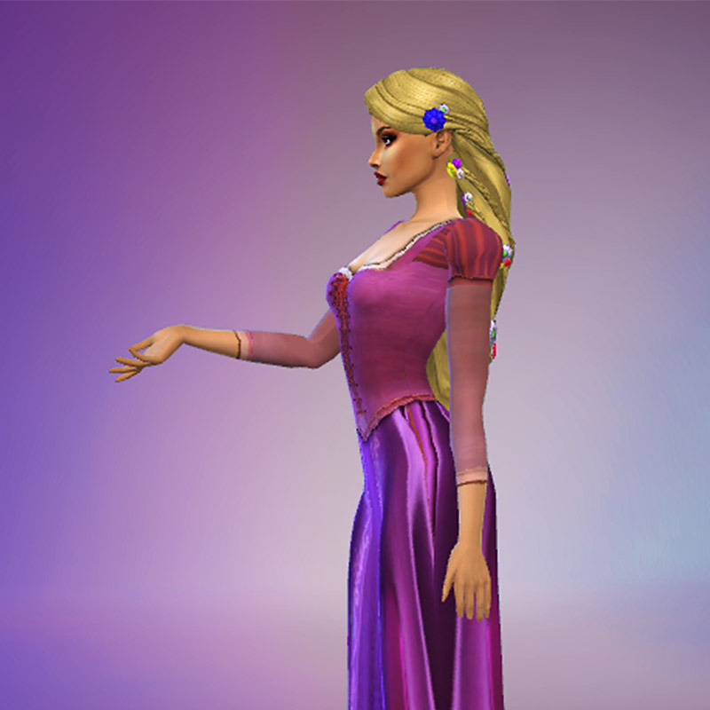 Stardust Sims 4 — Meet My Version Of Rapunzel The Disney Character