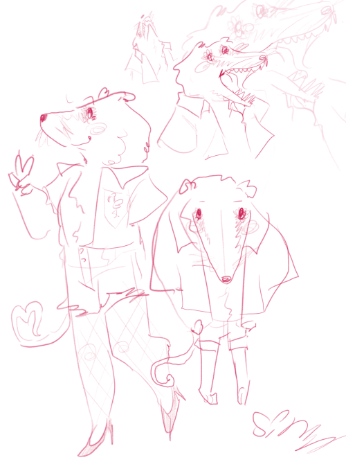My Friends Keep Sending Me Opossum Videos, So I Had A Syringe Urge To Capture The Essence Of Thar Ctreature