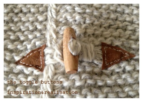 DIY Ermanno Scervino Inspired Cardigan and Toggle Buttons Pattern and Tutorial from inspiration &amp