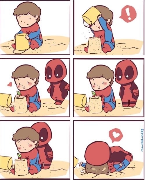 XXX uniqueangelhalo:  Uh…Deadpool that’s photo