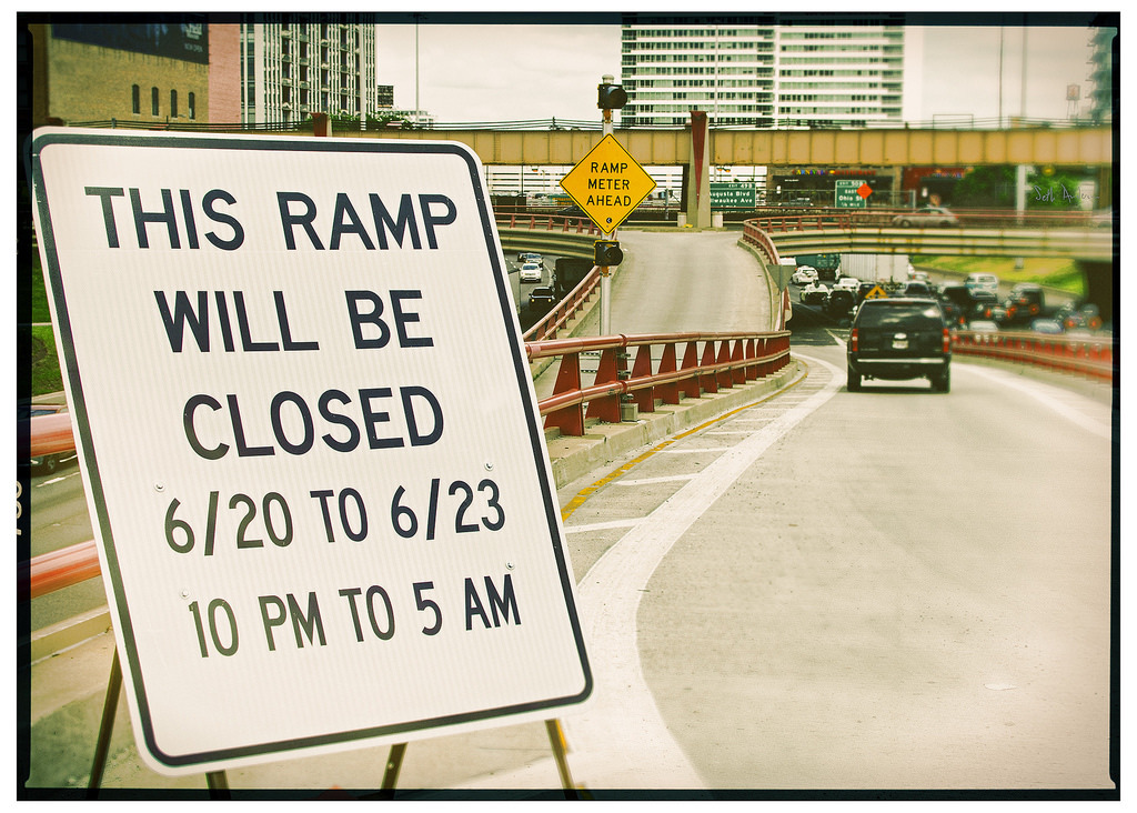 This Ramp WIll Be Closed -
Ohio St bridge reconstruction continues on I-90/94 http://ift.tt/1uLiX69 -
embiggen by clicking here:
http://ift.tt/1uLiX6e
I took this photo on June 20, 2014 at 01:00PM