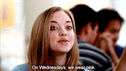 pretty-suspicious:  &ldquo;On Wednesdays we wear pink&quot;  