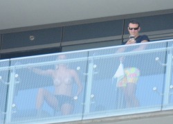 So Saturday morning 7-22-17 I finally got a shot of a partially nude girl on a Cosmo Balcony. She was in the front facing the strip and only up about 10 floors.Yea!!!