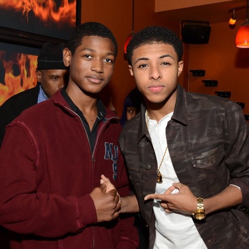 itserehota: Me and Diggy Simmons last night at club inferno #vip #diggy