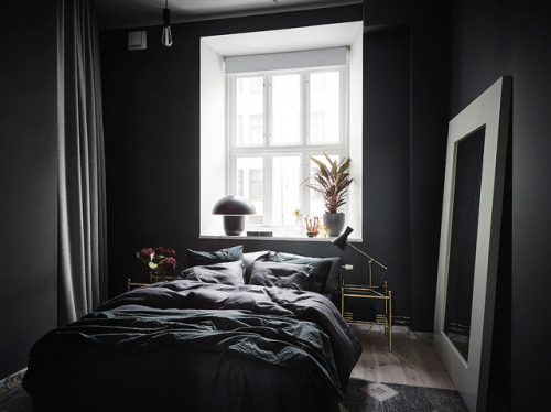 Edgy meets Boho in this Single Apartment | Goteborg, SwedenLayout:(Source: entrancemakleri.se)