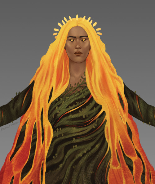 eleonorpiteira:Pele, the Hawaiian goddess of volcanoes and fire, and the creator of the Hawaiian isl