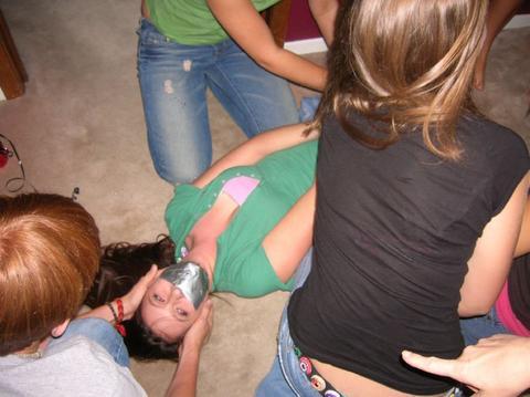 xylentum:  Mean girlfriends loves duct tape!SELFGAGS rating: 10