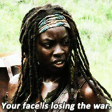 gusfrngs:    twd meme | [1/10] characters:  michonne    