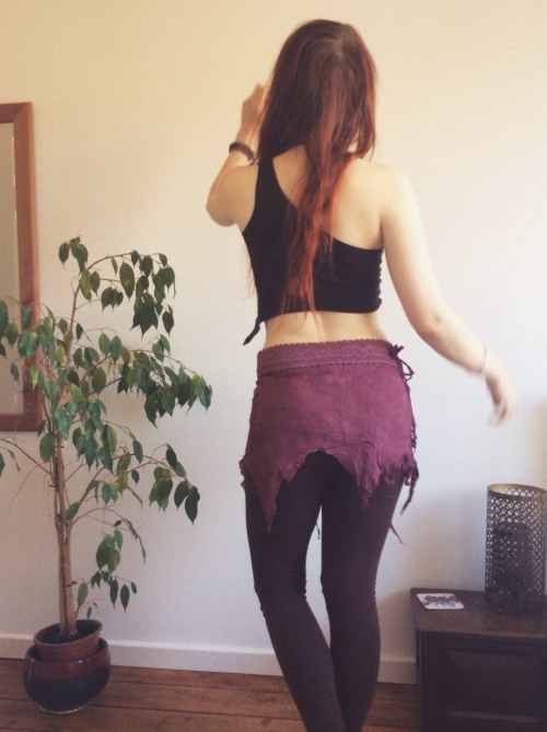 luna-patchouli:  Rose raw and earthy handmade pixie skirts, 100% cotton, from my new shop ~ SoulOfGaia <3 p.s. I have one in this colour that is slightly torn and stitched up, it doesn’t detract from the feel of the piece but I’m willing to sell