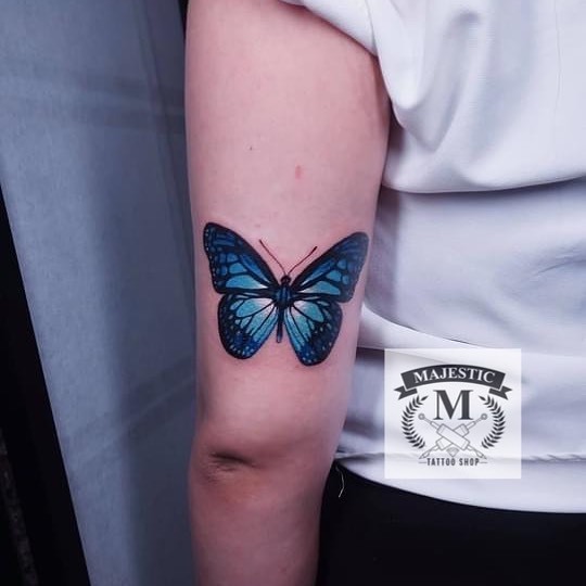 Butterfly tattoo by sir Leoj Fernandez STRICTLY...