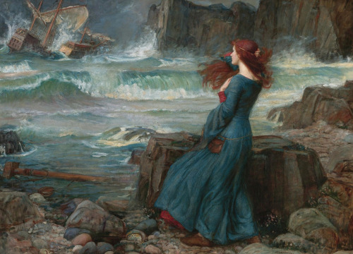 mysteriousartcentury:  John William Waterhouse (1849-1917) was an English painter of the Victorian era known for his Pre-Raphaelites and mythological subjects.-John William WaterhouseInstagram - Facebook - Website