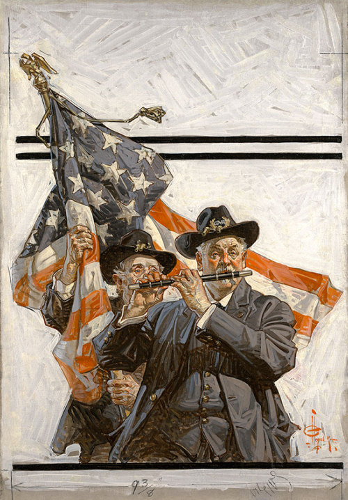 J.C. LEYENDECKERCivil War VetransOil on Canvas