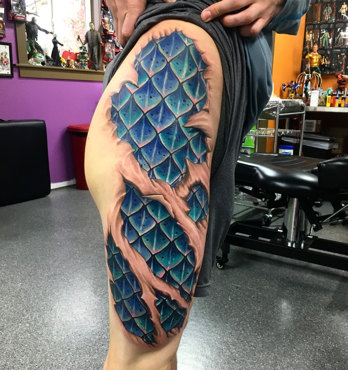 30 Mermaid Scales Tattoo Designs For Girls  Bored Art