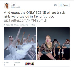 queeringfeministreality:  foralltheweeks:  lierdumoa:  benwinstagram:  tru  So I watched this music video, and this is in fact completely untrue. There are many scenes in which black/brown girls are casted. One could conceivably argue that  any white