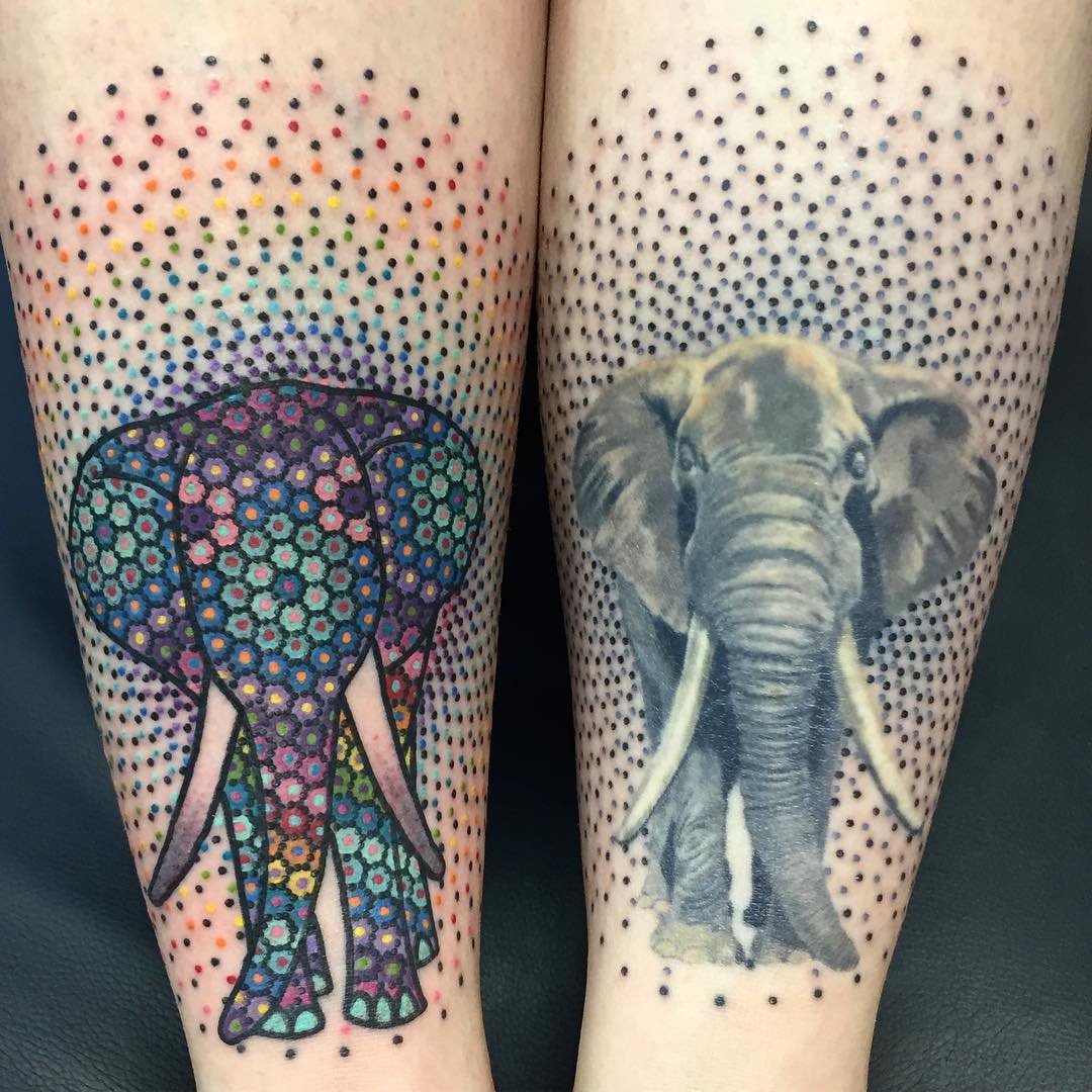 Let Your Inner Artist Out with Geometric Watercolor Tattoos  Certified  Tattoo Studios