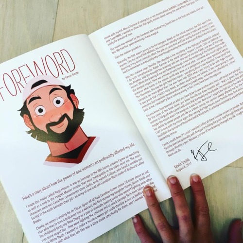 pernilleoe:  For as long as I can remember I’ve been a fan of @thatkevinsmith with his movies about comics, willingness to share his journey through the business and positive attitude towards pop culture. That is why I’m so honored that he said yes