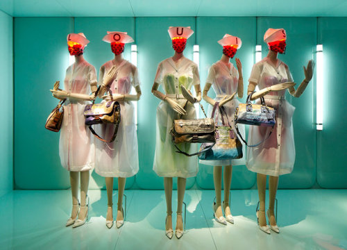 Desi Santiago display for “Louis Vuitton Marc Jacobs,” exhibition at the Musée des Arts Décoratifs, 