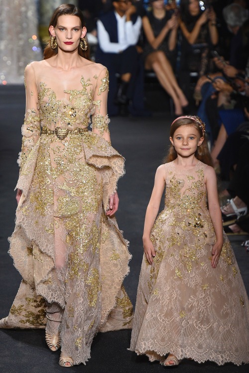 Mini-me at Elie Saab Fall 2016 Couture